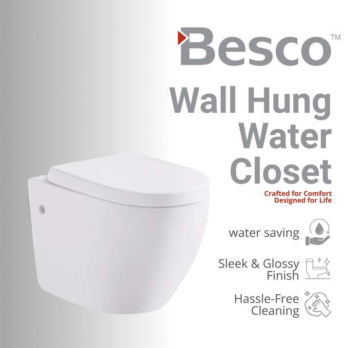 Besco Wall Hung Water Closet – Besco-eShop